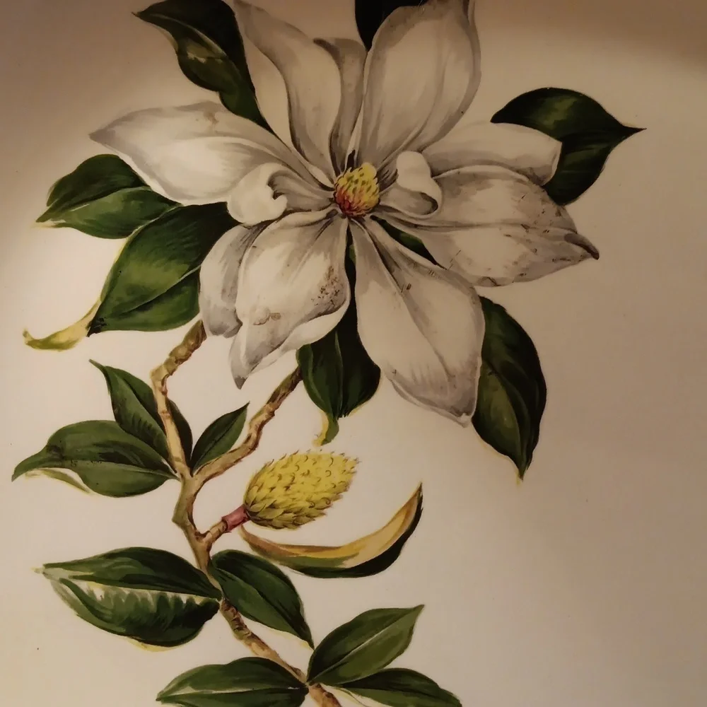 Vintage Homer Laughlin Rhythm dogwood platter
